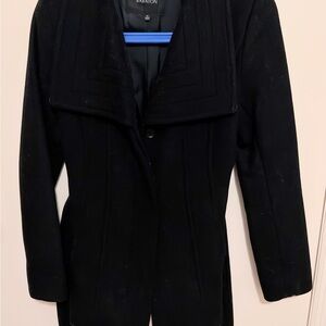 Babaton Classic Black Overcoat